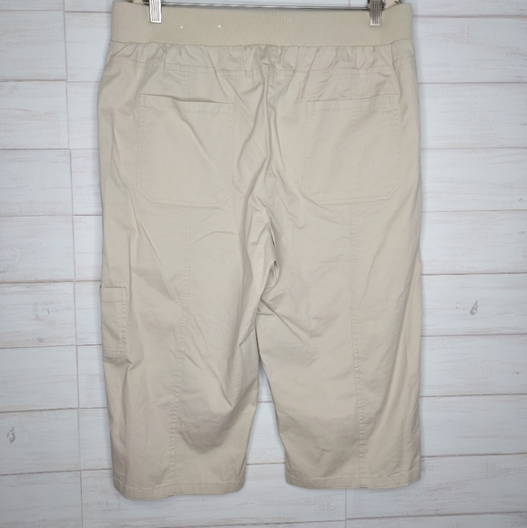 CJ BANKS MODERATELY CURVY CAPRI PANTS 16 AVERAGE - Picture 2 of 11